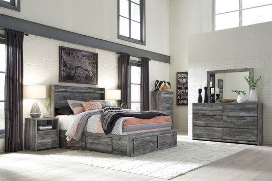 Baystorm - Panel Bedroom Set - Gray