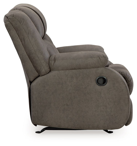 First Base - Rocker Recliner - Gunmetal