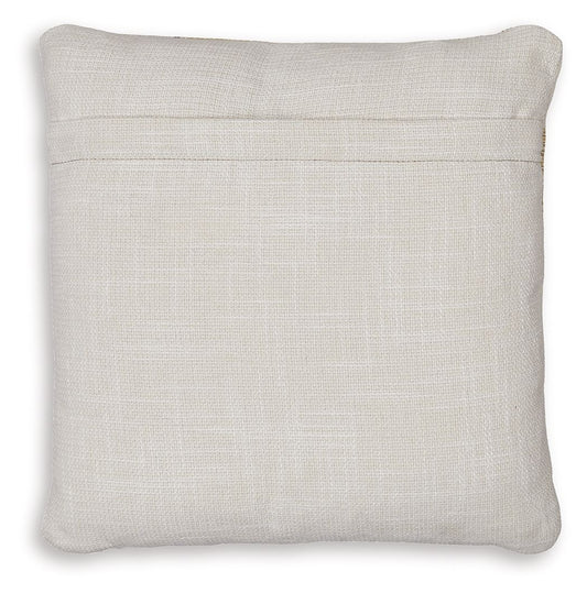 Brockner Next-Gen Nuvella - Indoor/Outdoor Pillow (Set of 4) - Brown / Yellow