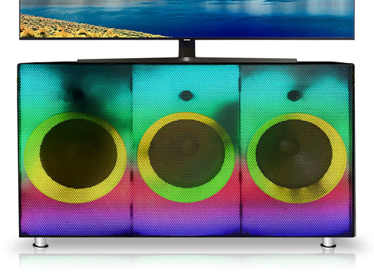 Led Lit TV Stand - Black