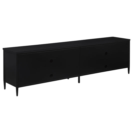 Kenneth - 4 Door TV Stand - Black