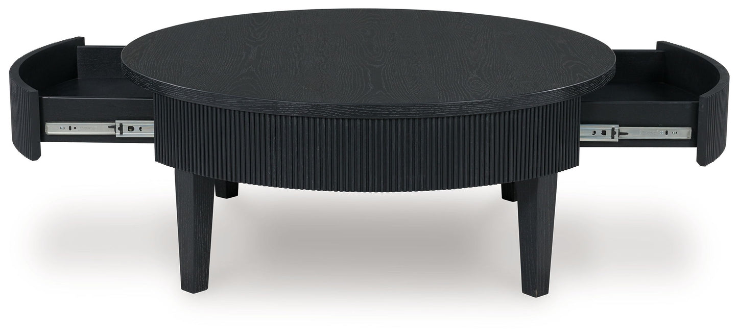 Marstream - Round Cocktail Table - Black