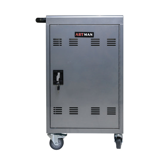 Mobile Charging Cart Station For book, Tablet And Laptop Computer With Power Strip Included