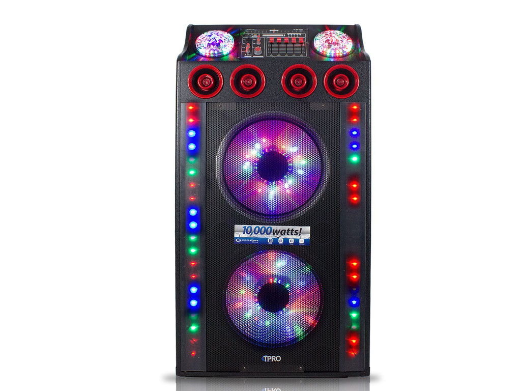 10,000 Watt Party Speaker - Black - 52"