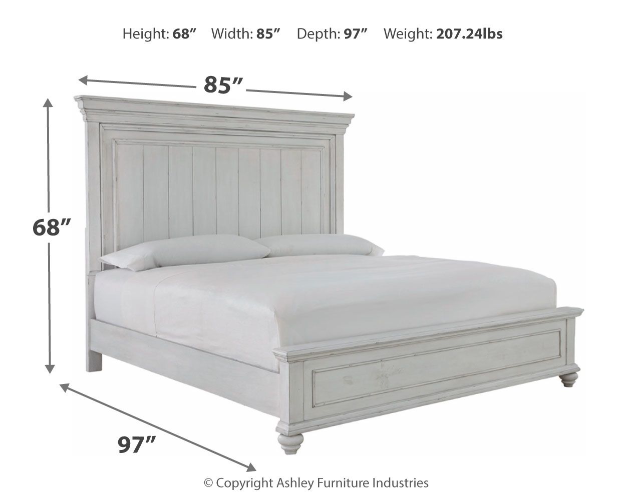 Kanwyn - Panel Bed