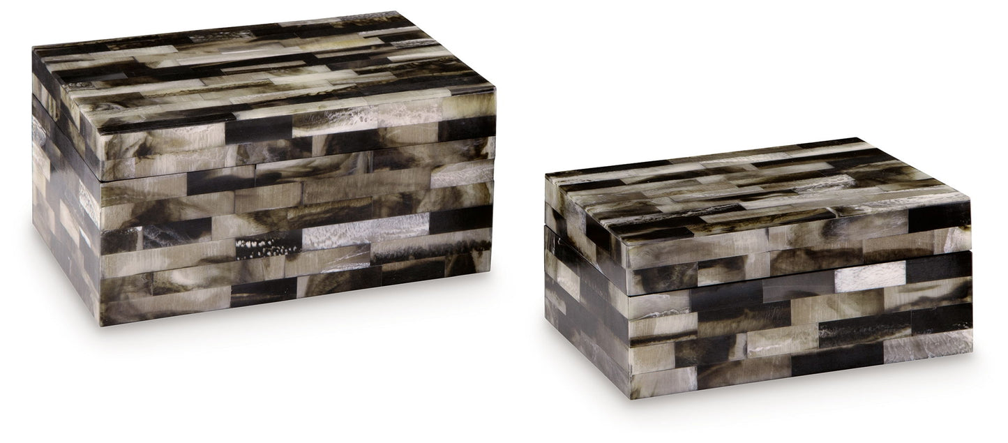 Ellford - Box Set (Set of 2) - Black / Brown / Cream