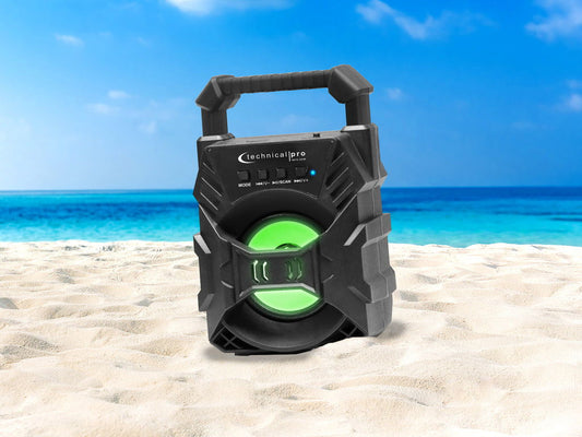 Waterproof Bluetooth Portable Speaker - Black