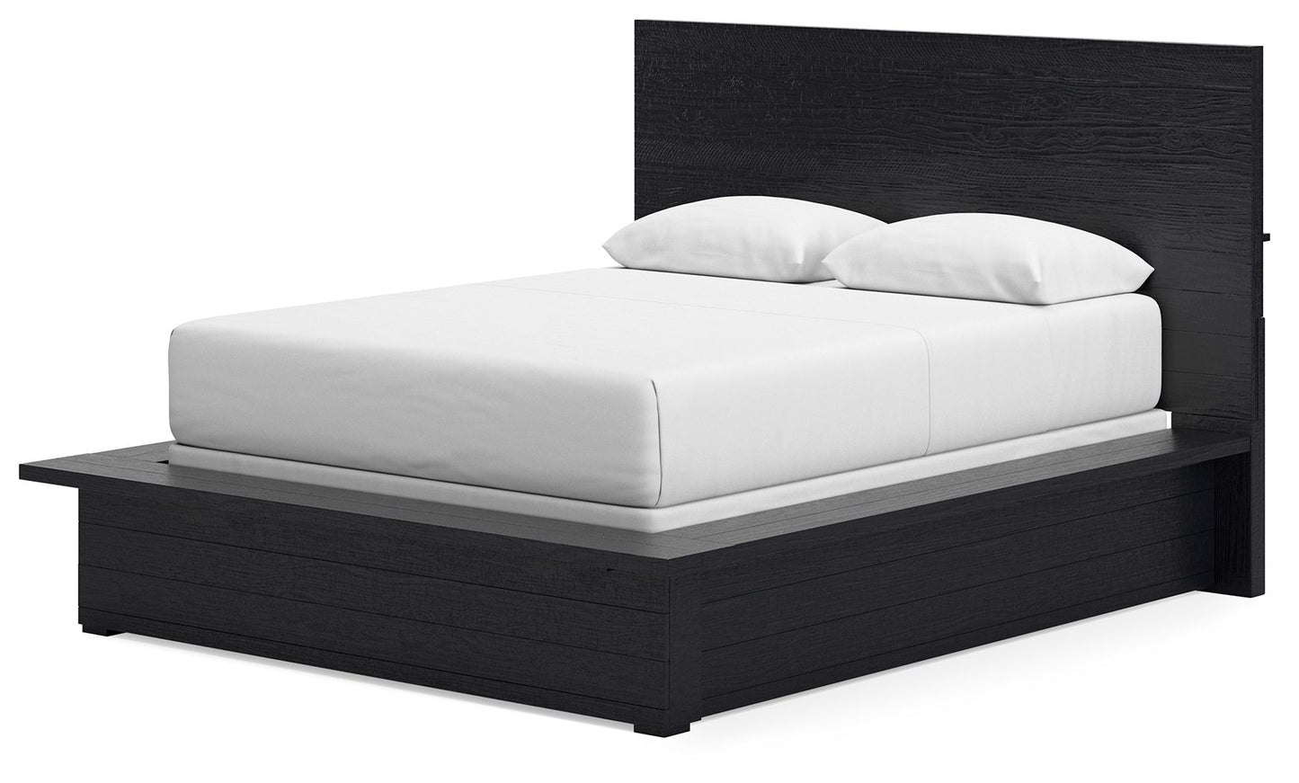 Londer - Queen Panel Bed - Black