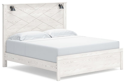 Gerridan - Panel Bedroom Set With Sconces