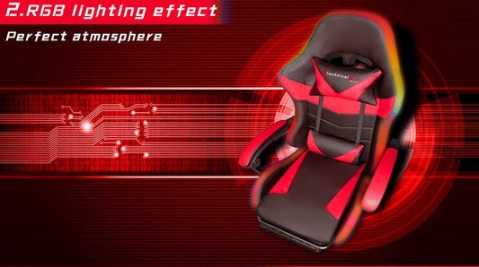 Gaming Bluetooth Chair - Red & Black