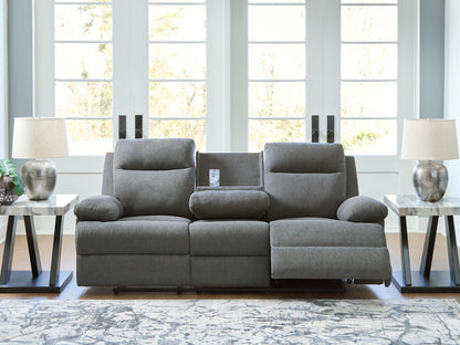 Side-Swipe - Reclining Sofa With Drop Down Table
