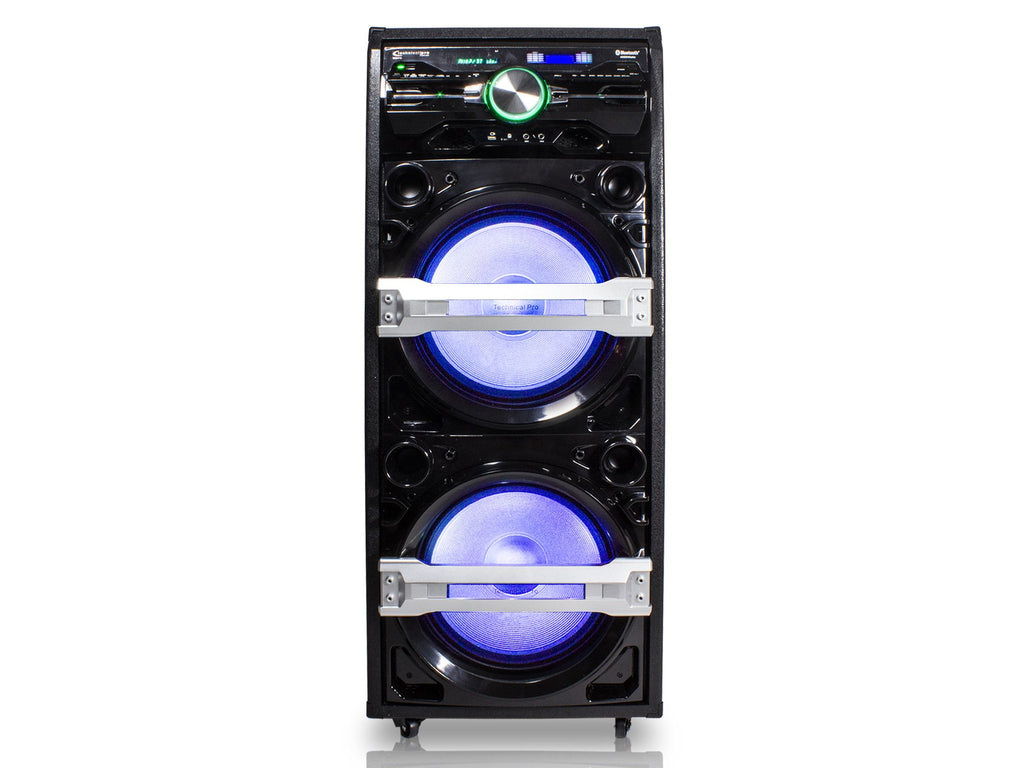 10,000 Watt Party Speaker - Black