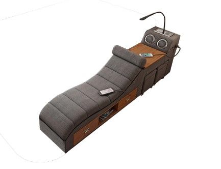 Lounge Bed Console - Dark Gray