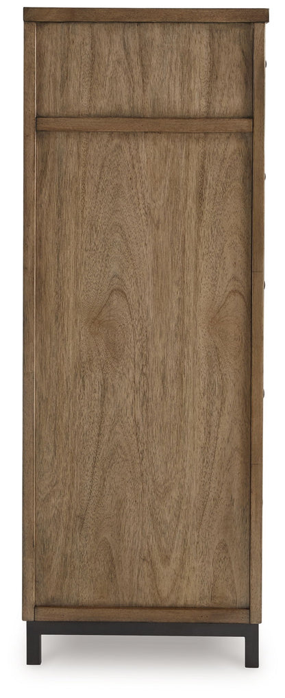 Tomtyn - Five Drawer Chest - Light Brown