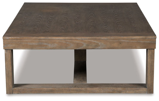 Cariton - Rectangular Cocktail Table - Gray