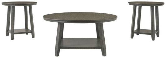 Caitbrook - Occasional Table Set (Set of 3) - Gray