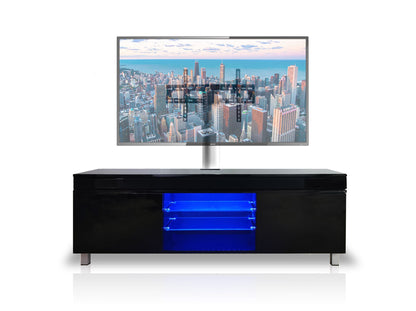 Modern Lacquer TV Stand For 65" TV - Black