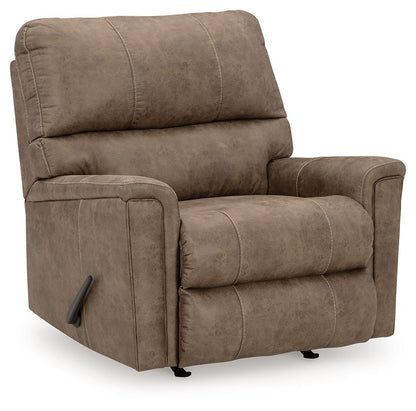 Navi - 3 Pc. - Sofa, Loveseat, Rocker Recliner - Fossil