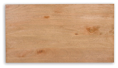 Kristiland - Rectangular Cocktail Table - Light Brown