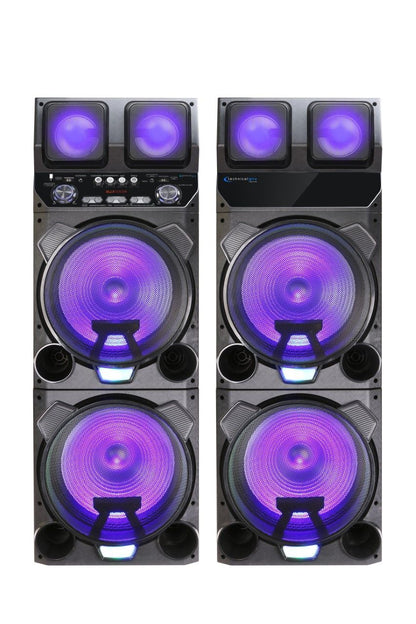 10,000 Watt Pair Of Speakers - Black