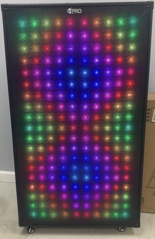 5000 Watt Dj Lifght Show Speaker - Black