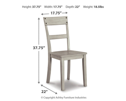 Loratti - Dining Room Side Chair (Set of 2) - Gray