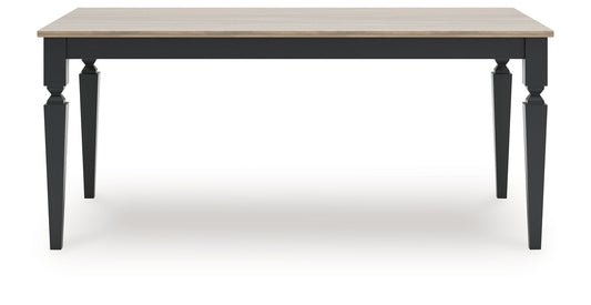 Brenkerton - Rectangular Dining Room Table - Grayish Brown / Black