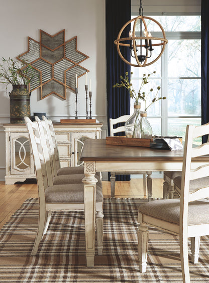 Realyn - Rectangular Dining Room Extension Table - Chipped White