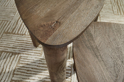 Reidport - Accent Cocktail Table Set (Set of 2) - Grayish Brown