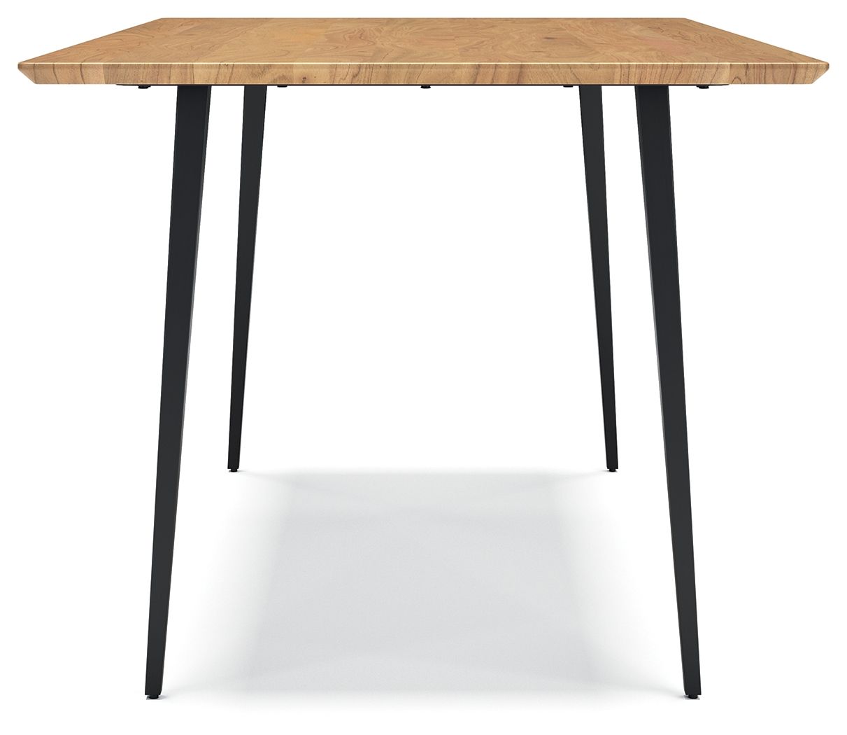 Gretlynn - Rectangular Dining Room Table - Black / Natural