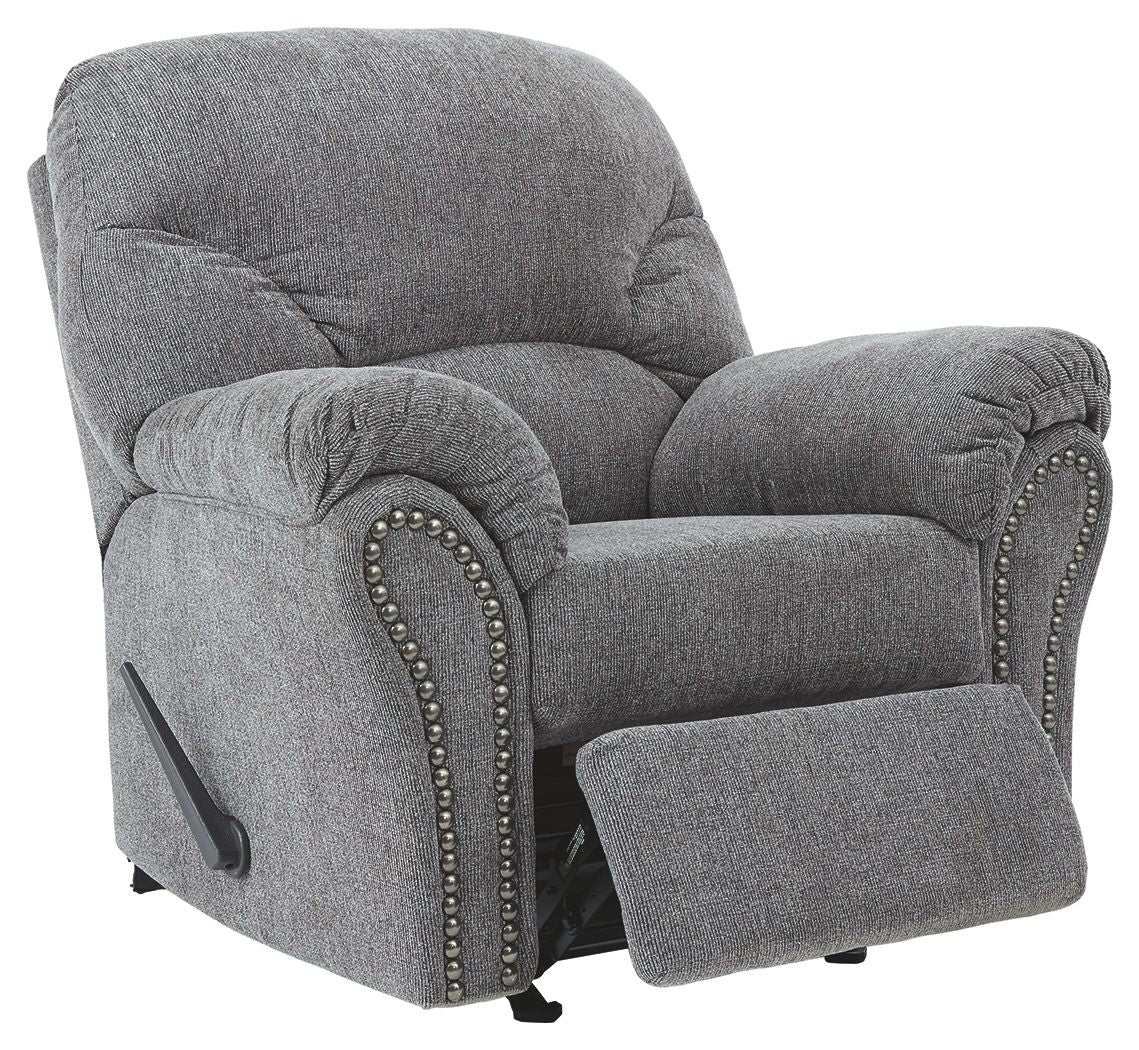 Allmaxx - Rocker Recliner - Pewter