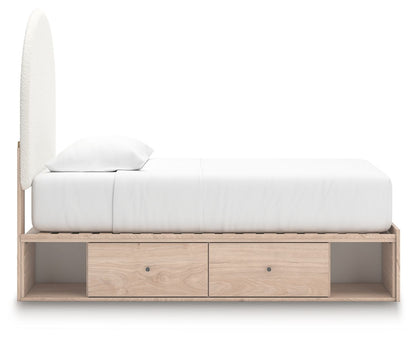 Arloster - Upholstered Panel Bed