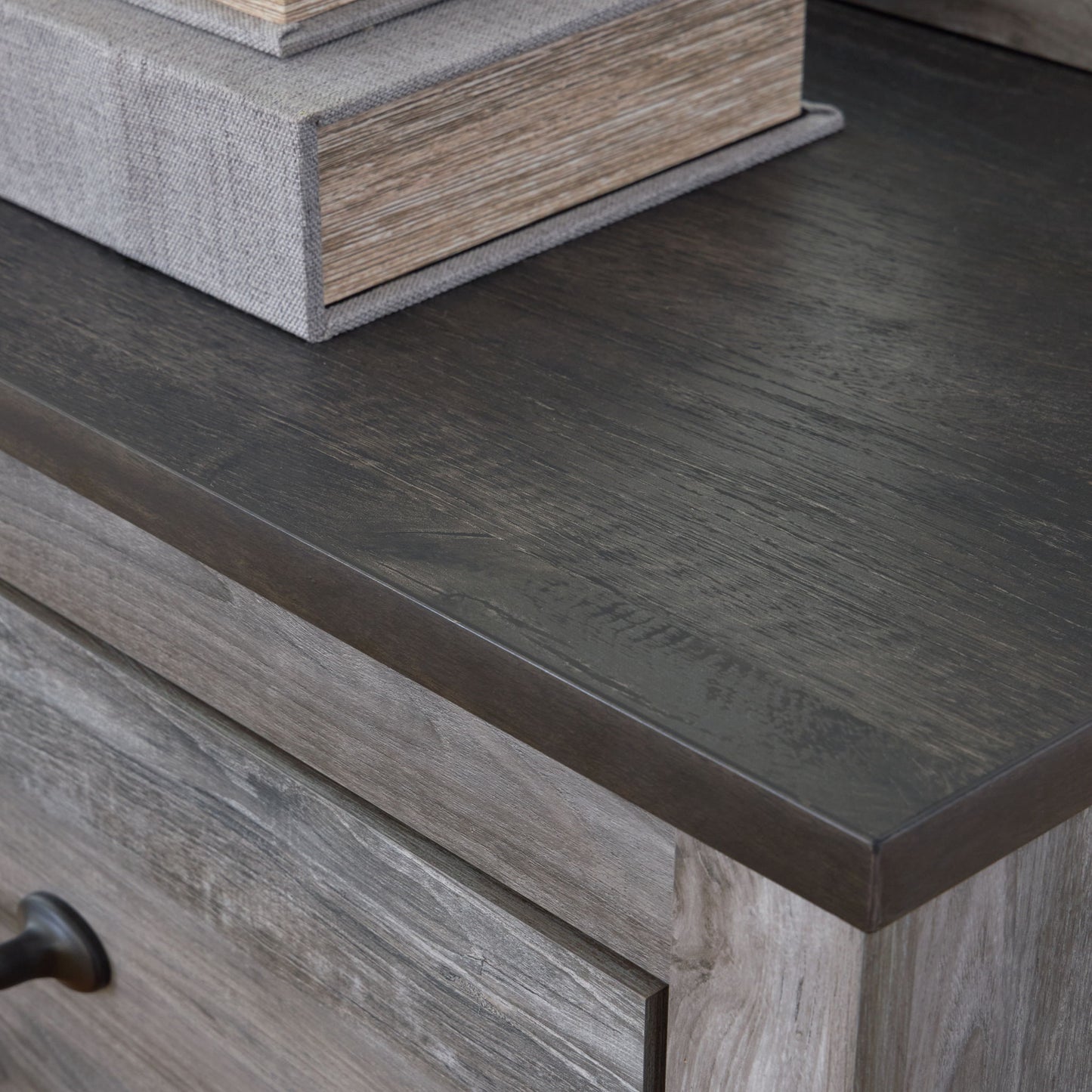 Bronyan - Four Drawer Chest - Dark Gray