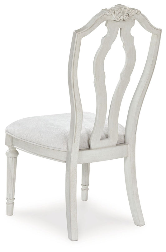Montelaine - Dining Upholstered Side Chair (Set of 2) - Antique White
