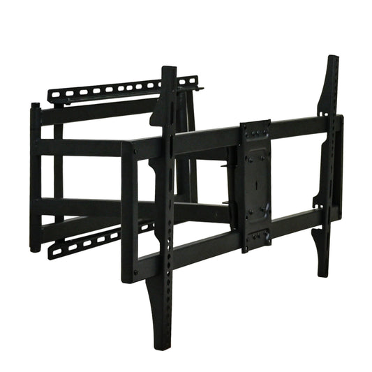 Full Motion TV Wall Mount Bracket For 40 120" TV Dual Arm Tilt & Swivel Vesa 800 X 400 Mm 132 Lbs Load - Black