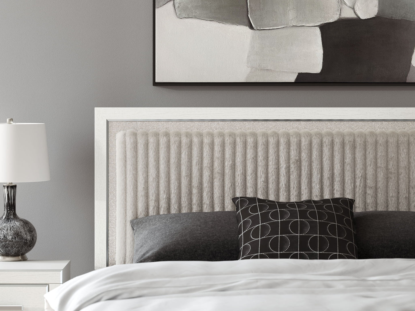 Zuraleus - Upholstered Panel Platform Storage Bed