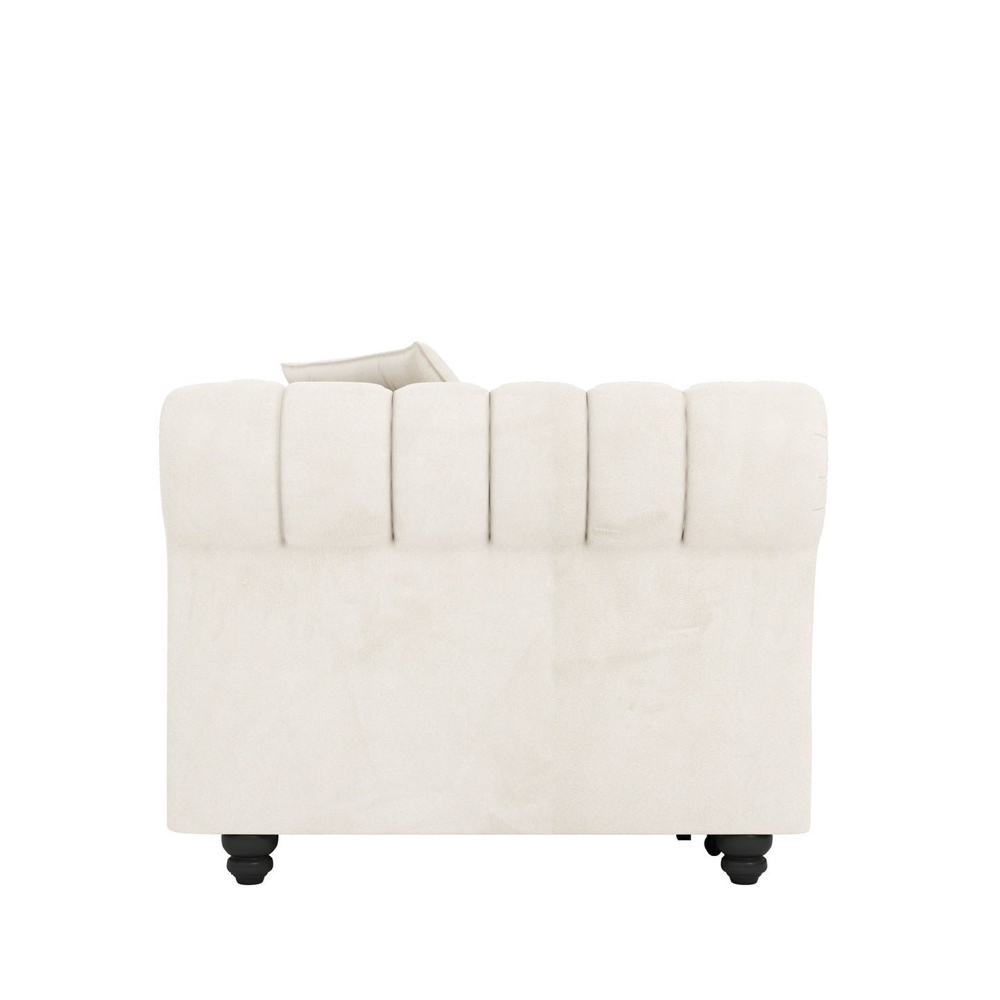 3 In 1 Convertible Sleeper Sofa Bed With Movable Ottoman