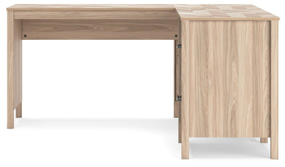 Battelle - 60" Home Office Desk With Return - Tan