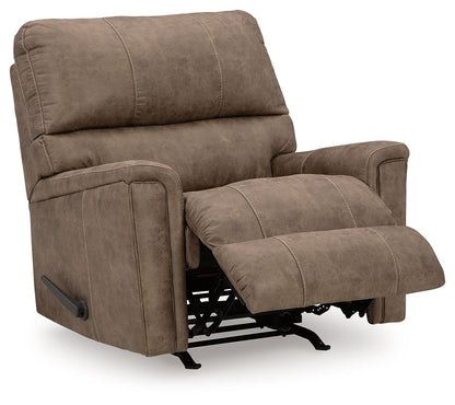 Navi - 3 Pc. - Sofa, Loveseat, Rocker Recliner - Fossil