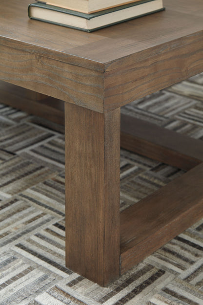 Cariton - Rectangular Cocktail Table - Gray