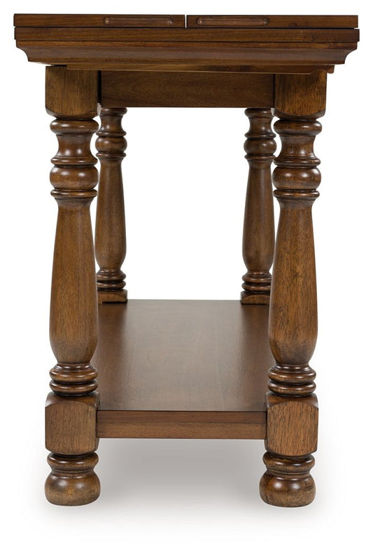 Sturlayne - Flip Top Sofa Table - Brown