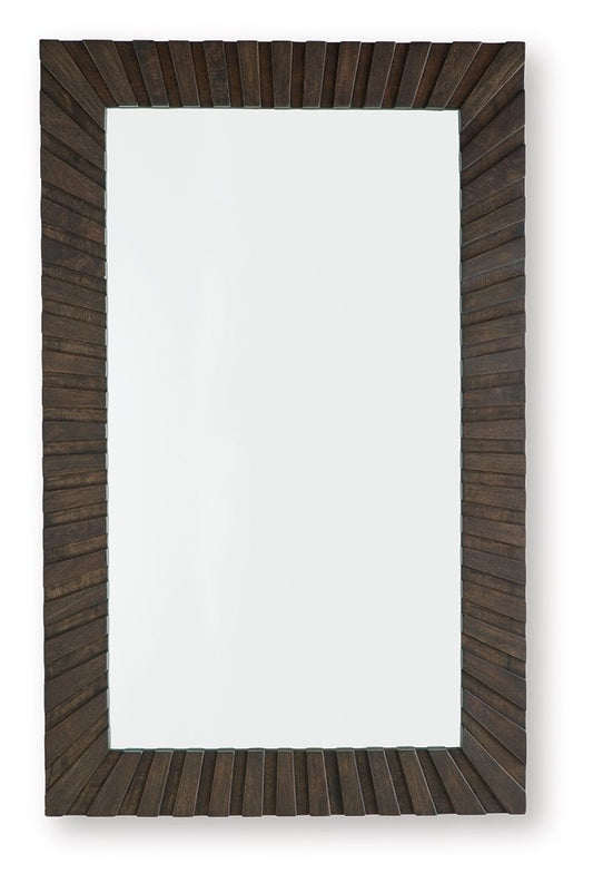 Advin - Accent Mirror - Dark Brown