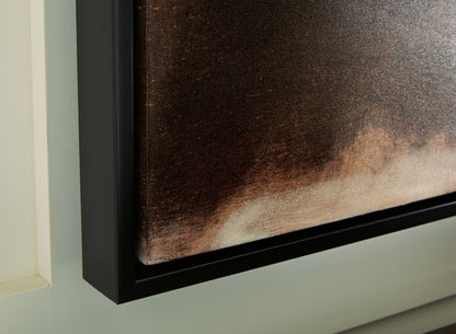 Drewland - Wall Art - Black / Brown / Orange