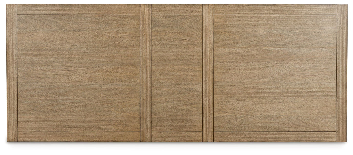 Tomtyn - Rectangular Dining Room Extension Table - Light Brown