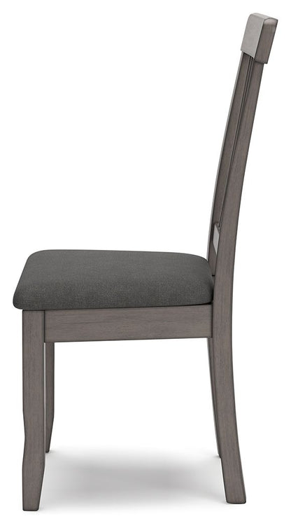 Shullden - Dining Room Side Chair (Set of 2) - Gray