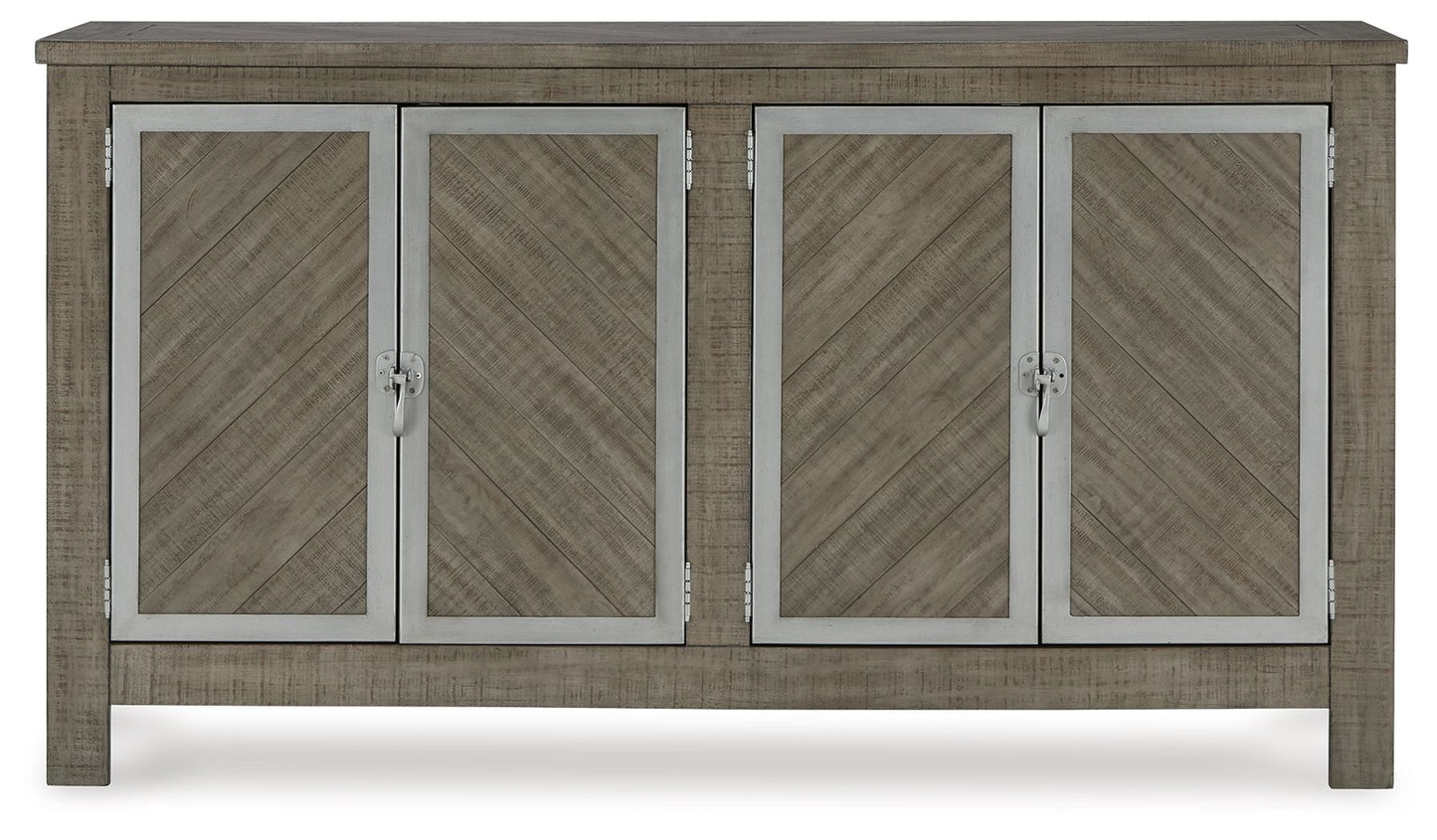 Krystanza - Dining Room Server - Weathered Gray
