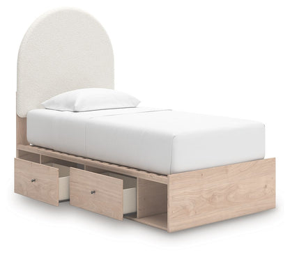 Arloster - Upholstered Panel Bed