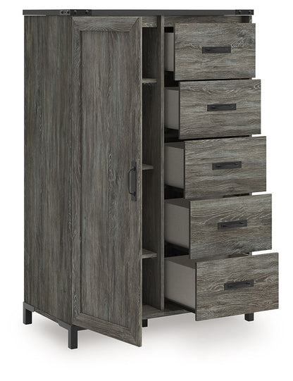 Frandern - Bookcase Panel Bedroom Set With Storage