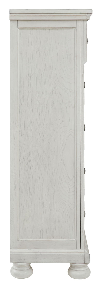 Robbinsdale - Five Drawer Chest - Antique White