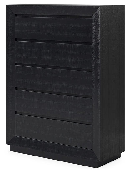 Londer - Five Drawer Chest - Black